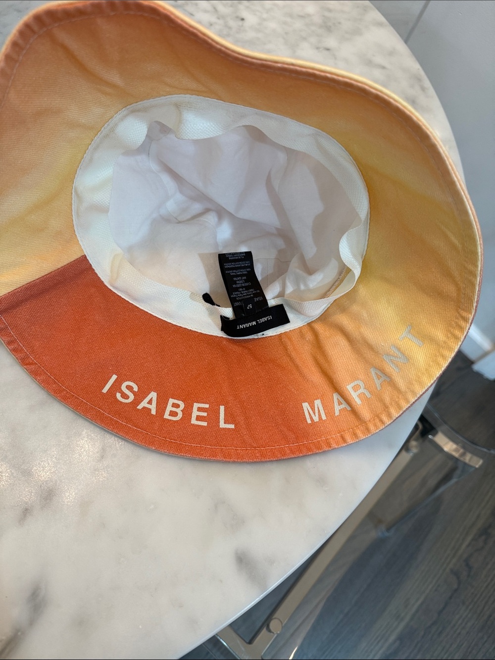 Isabel Marant Twill Ombré Women's Bucket Hat - Picture 2 of 4